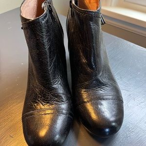 Miz Mooz black ankle booties